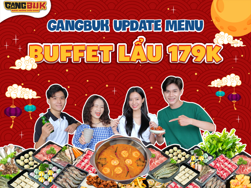 GangBuk update menu lẩu 179k